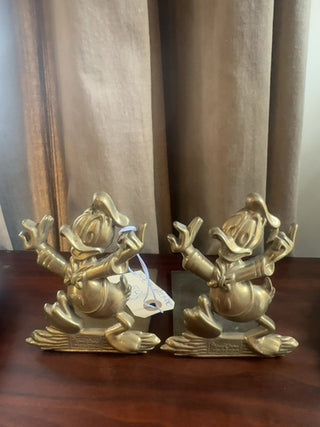 Vintage, Rare brass Donald Duck booked