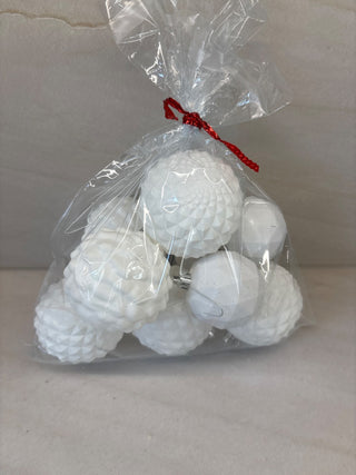 White ornaments