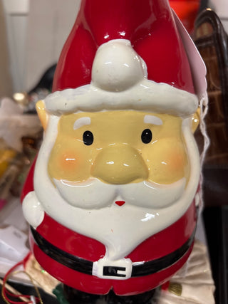 Santa Gnome Ceramic Statue Figure #538