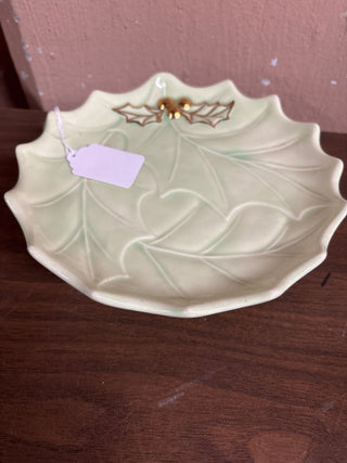 Vintage Ceramic Cookie/ Candy Plate #603