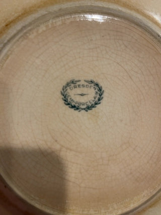 Dresden Ironstone transferware elk plate