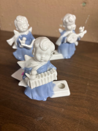 Vintage angels (set3) Christmas holiday decor candle holders #618