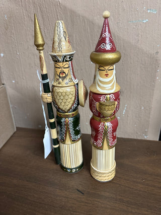 Vintage Folk Art Carved Figurines (set2) #597