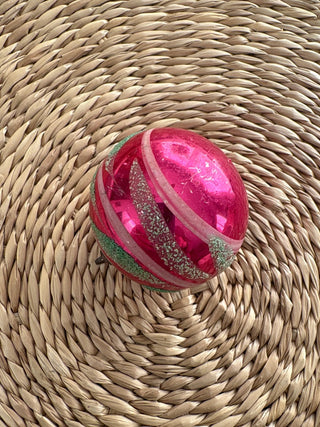 Vintage pink ornament