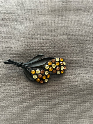 Black yellow pin