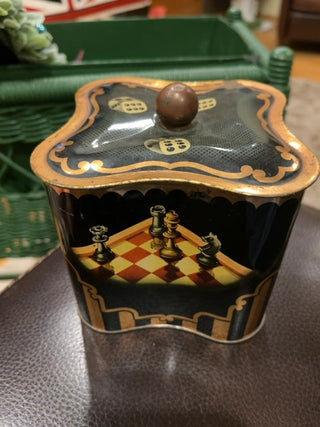 Game tin w/lid