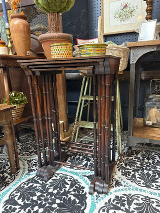 Set of 4 Antique Edwardian Nesting Tables