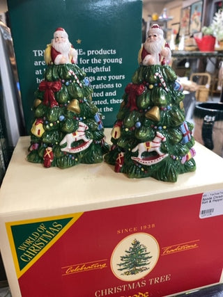 Spode Christmas Tree Salt & Pepper Shakers