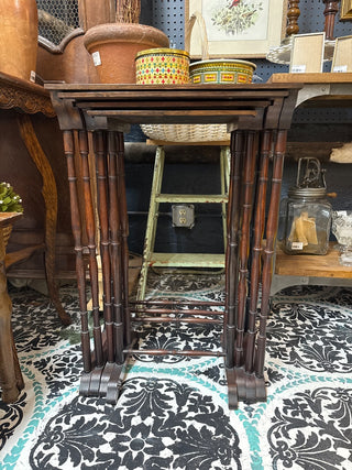 Set of 4 Antique Edwardian Nesting Tables