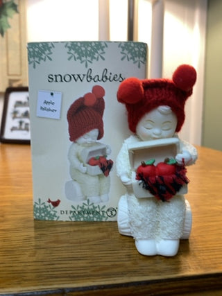 2019 Snowbabies 6003527 Apple Polisher