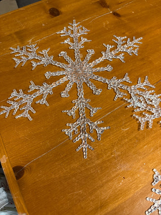 Large Plastic Snowflake