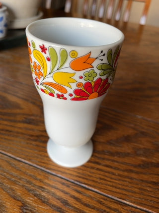 MCM red flower vase, Japan