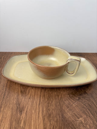 Frankoma mug/platter