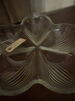 Vintage,Mikasa Walther Crystal 5 divided dish
