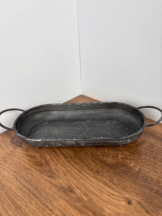 Distressed Metal Tray
