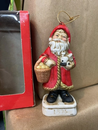 Santa Through the Years 1875 Ornament