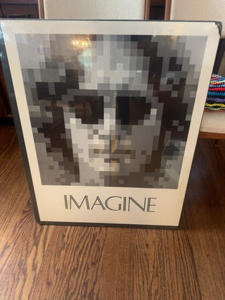 Vintage,1984 original poster of John Lennon by Dick Fowler.