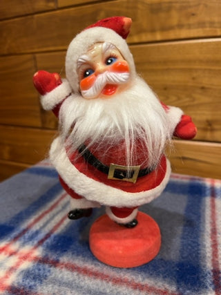 As Is Flocked dancing Santa
