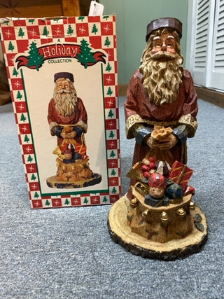 Holiday Collection Carved Santa