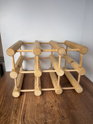 Wood wine rack
