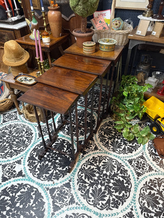 Set of 4 Antique Edwardian Nesting Tables