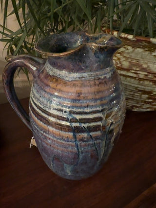Vintage, studio art pottery pitcher/vase