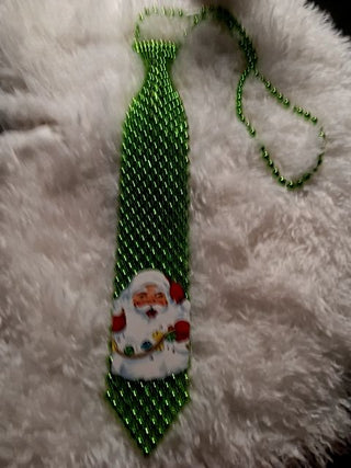 Grn Bead Tie