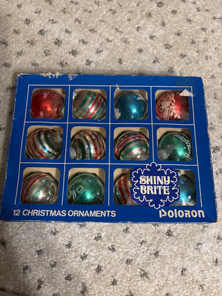 Box of 12 Shiny Brite