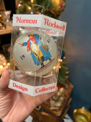 Norman Rockwell Ornament 1983