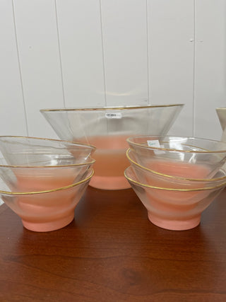 Pink Blendo Salad Bowl Set 7pcs 5936