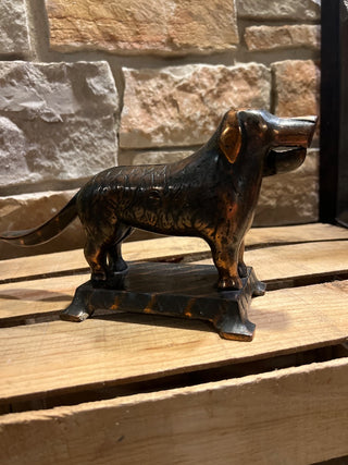 Antique Cast Iron Dog Nutcracker