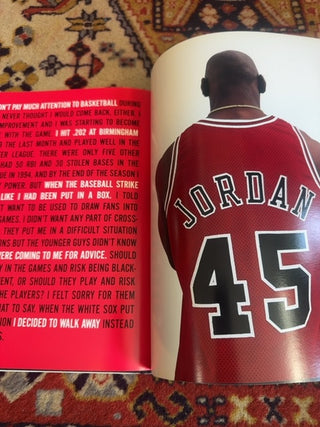 1998 hard covered book , For the love of the game, story of Michael Jordan
