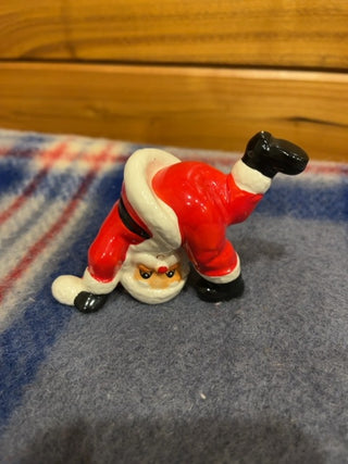 Fitz Floyd tumbling Santa
