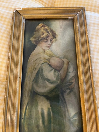 Framed mother and child