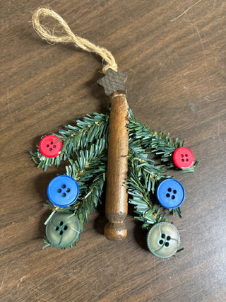 Clothespin ornament