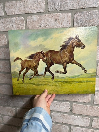 Litho Horses in Gallop