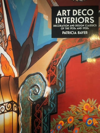 Vintage, 1990 edition, Art Deco Interiors,by Patricia Bayer