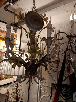 Italian Floral Chandelier Shabby Chic