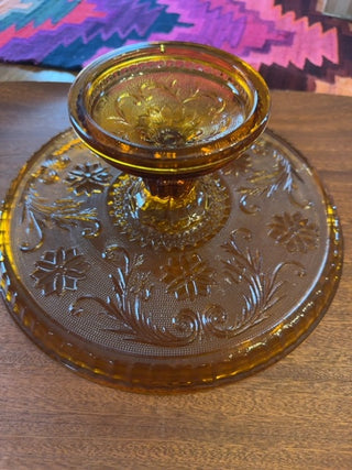 Vintage,Indiana Glass company Cake & dessert stand