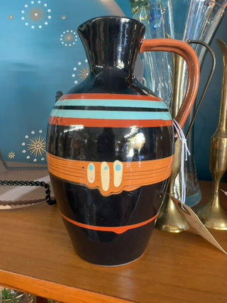 Vintage, Mcm Troyan made in Bulgaria Pottery vase.