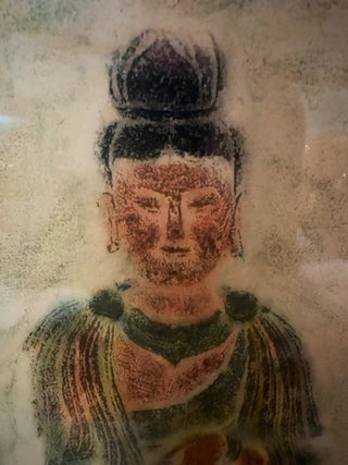 Vintage The Art of Stone Rubbing ,Bodhisattva,wall art