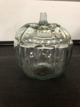 Glass Pumpkin CandyJar