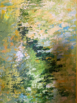 Vintage, framed art wall abstract painting