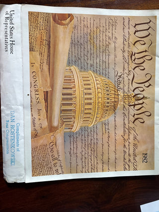 1982 Congress Calendar Dan Rostenkowski