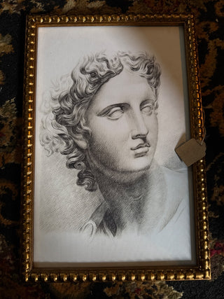 Roman Art in Gold Frame