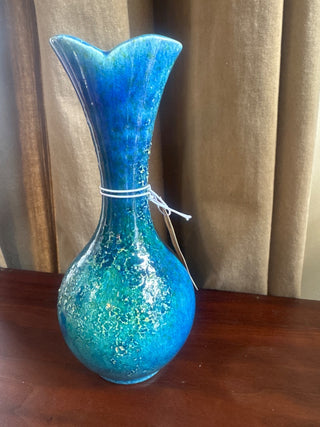 Vintage, Royal Haeger vase with blue lava