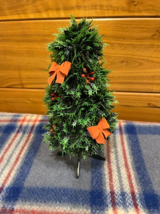 MCM plastic tree w/bow. Hong Kong