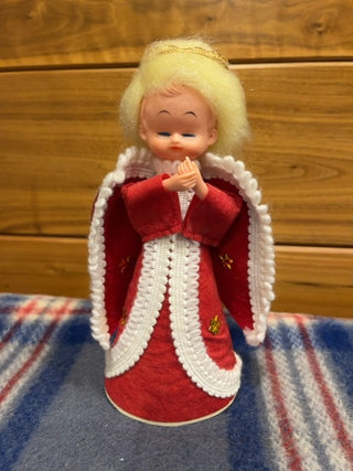 Red flocked angel, Korea