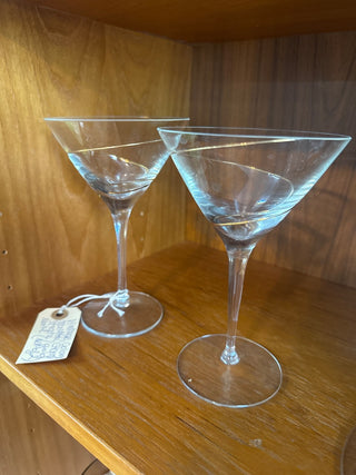 Vintage, Colony martini glasses (set of 2)