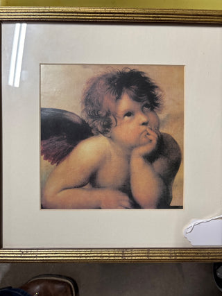 Cherub Angel Picture 15.5” X 12.5” #533